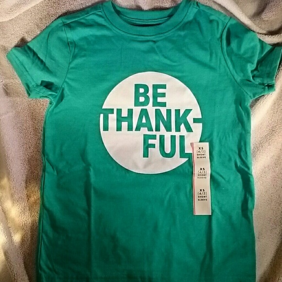 Cat & Jack "Be Thankful" T-shirt - Picture 3 of 3